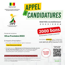 Bourses: 3FPT Offre 2000 bons de formations