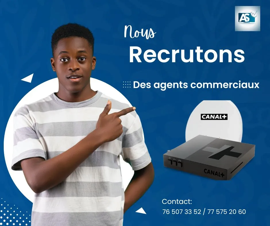 Afrique Satellite Télévision recrute des commerciaux