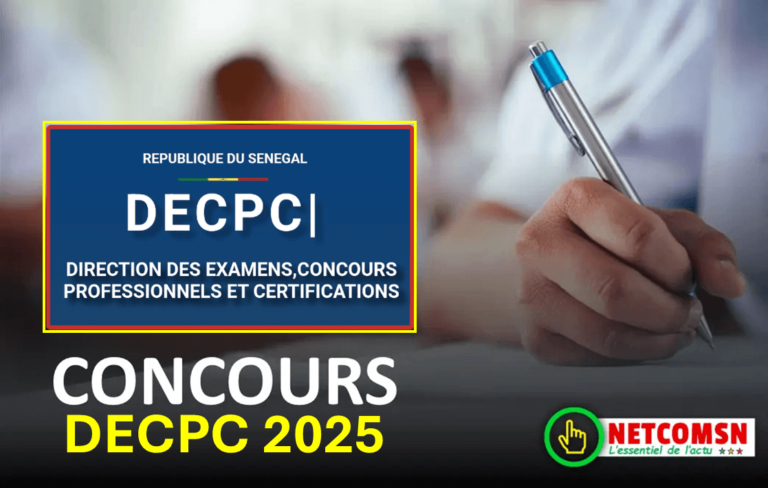 Concours DECPC phase 2 Session 2025 – Dépôts ouverts