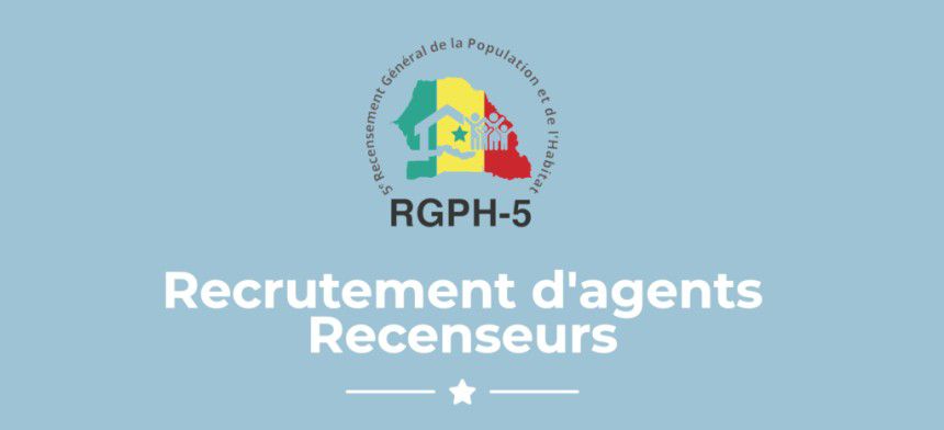 ANSD recrute plusieurs enquêteurs pour le Recensement Général des Entreprises en 2026