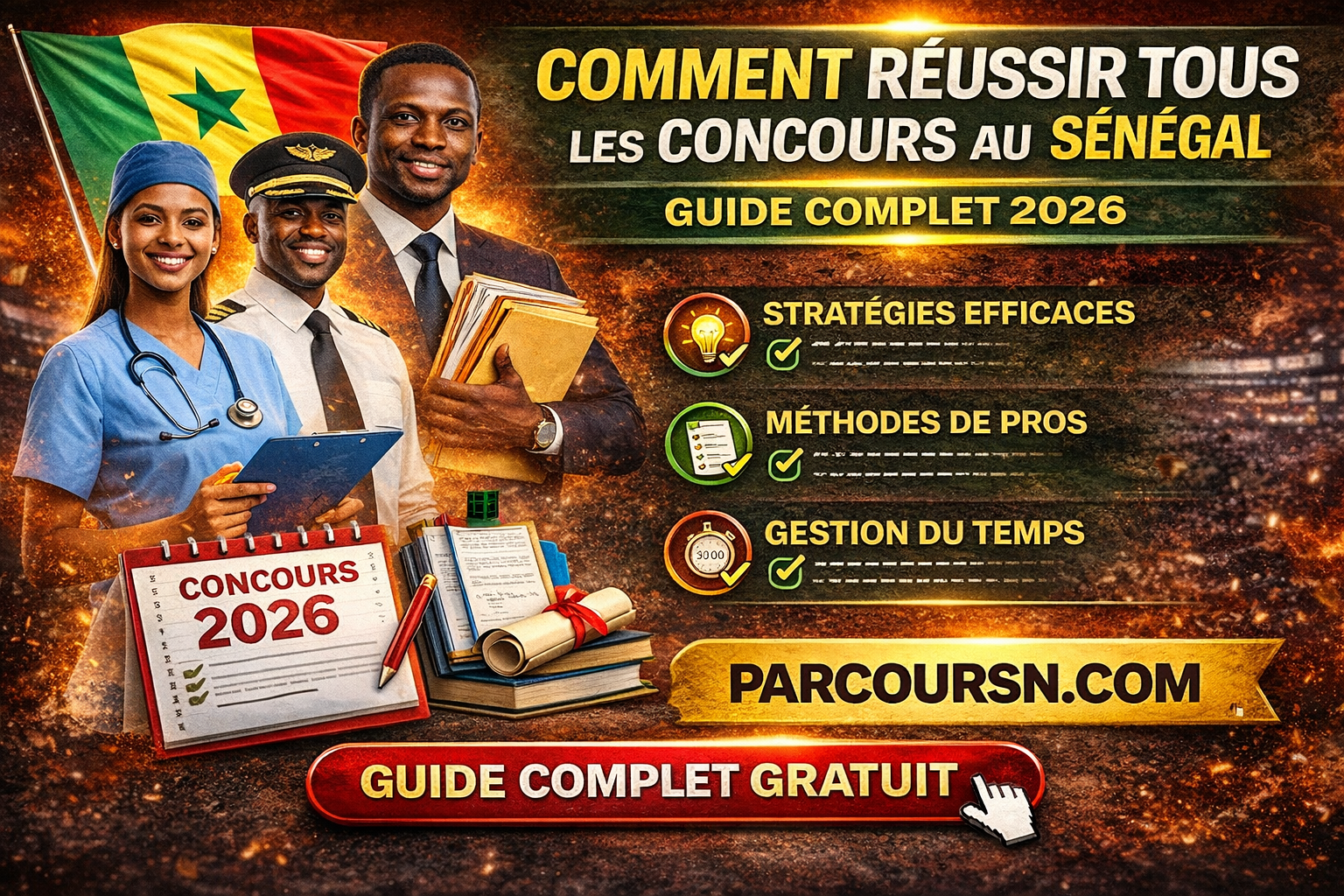 Les erreurs à éviter lors d’un dépôt de dossier de concours au Sénégal (guide complet 2026)